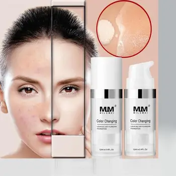 

Portable Concealer Long-lasting Brightening Liquid Foundation Color Changing Liquid Foundation Makeup Change To Your Skin Tone