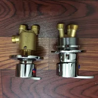 MTTUZK Solid Brass Bathtub Hot and Cold Mixing Faucet Split  Mixer 1 in 2 out Switch Bathtub Tap , Bathroom Shower Faucet 1