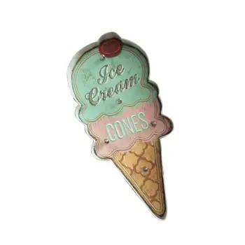 

Creative LED Hanging Ice Cream Wall Pendant Light Neon Sign Cafe Decoration
