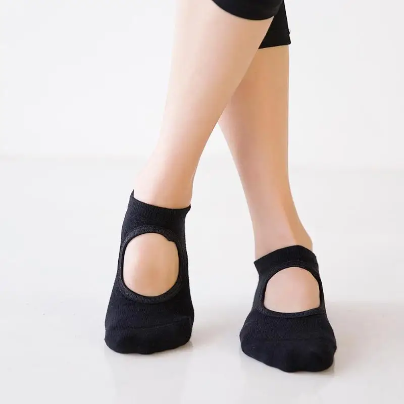 Прочные спортивные носки умелое производство женские дышащий Противоскользящий носки для йоги Пилатес фитнес спортзал профессиональные хлопковые носки