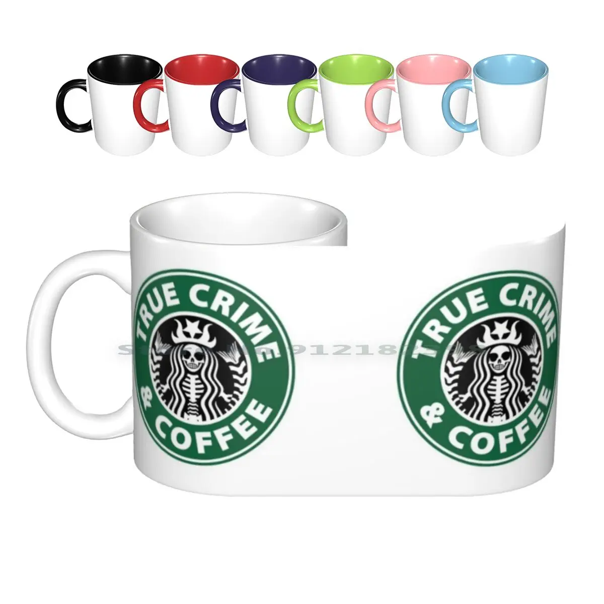 True Crime And Coffee Dyed Ceramic Mugs Tazze Da Caffè Tazza Da Tè Al Latte True Crime Coffee True Crime Dyed True Crime Addict True