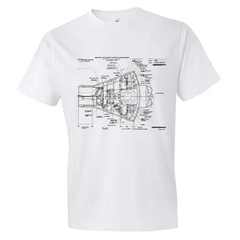 

Mercury Spacecraft Blueprint T Shirt - Patent Space Mercury Shirt Spacecraft Astronaut Rocket T-Shirt