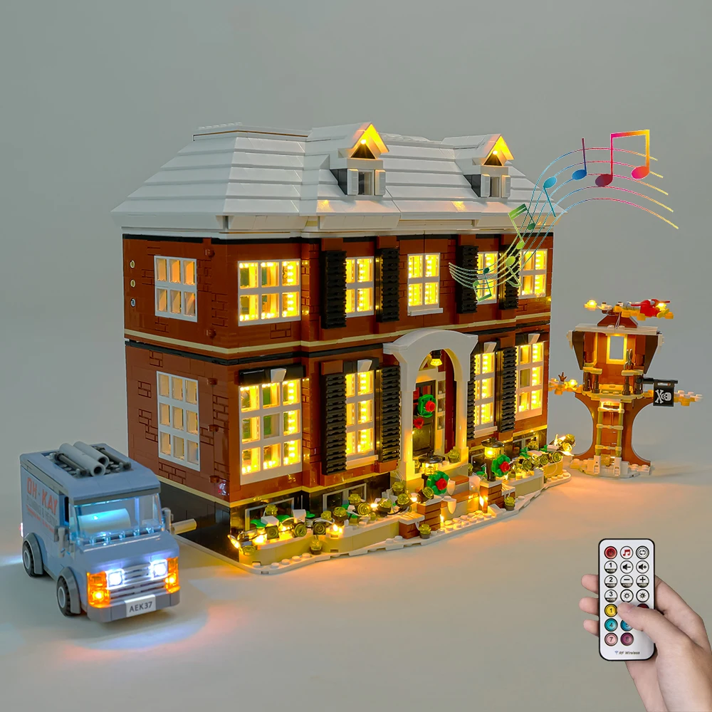 Kit Luci A Led Per La Versione Natalizia 21330 Idee Home Alone Regali Per Bambini Di Natale Da Collezione Non Includere Il Modello