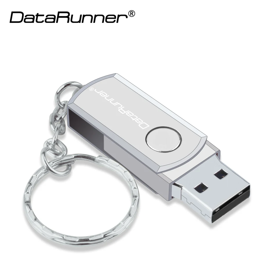 

USB флеш-накопитель DataRunner, брелок, флешка, 4 ГБ, 8 ГБ, 16 ГБ, 32 ГБ, 64 ГБ, 128 ГБ, флеш-накопитель, карта памяти, флеш-накопитель 2,0