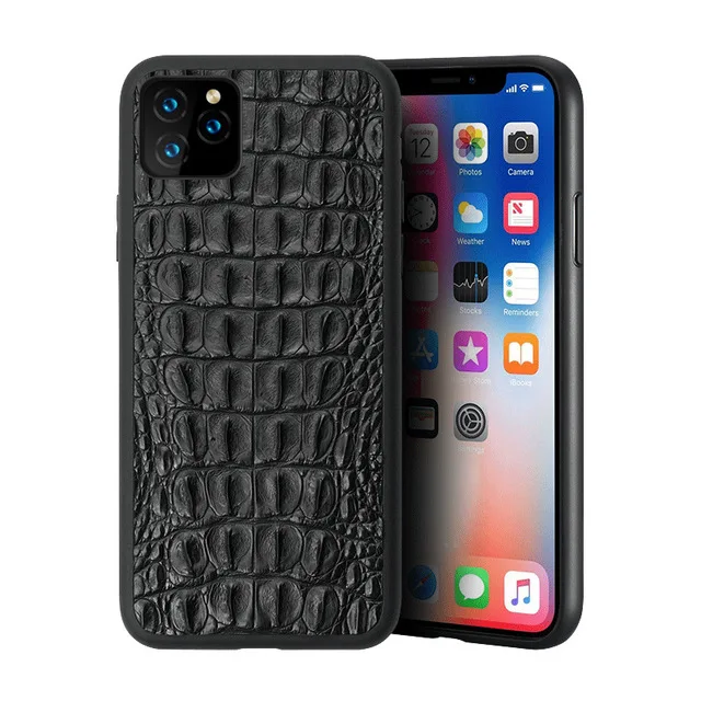 

Luxury 100% natural Crocodile skin phone case Myl-ml50 for Apple iPhone 7 8 Plus XS 12 11 Pro 13Pro MAX XR XS max case