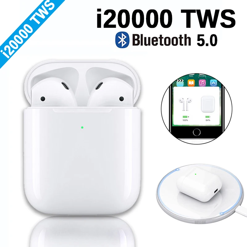 

i20000 TWS Bluetooth Earphones Wireless Headsets Earbuds True Wireless Stereo For iphone Android Smart Phone PK i12 i30 i500 TWS