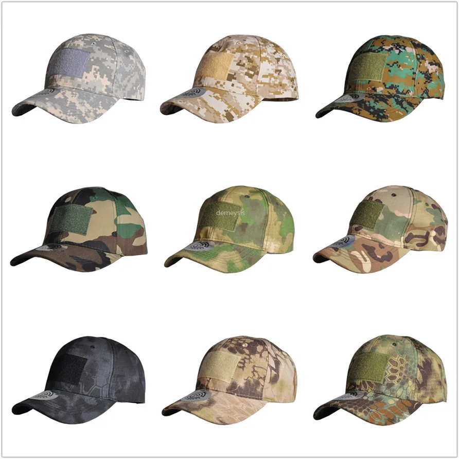 

Outdoor Sport Tactical Caps Camouflage Baseball Hat Tactics Military Army Camo Hats Adult Men Women Summer Hunting Cap