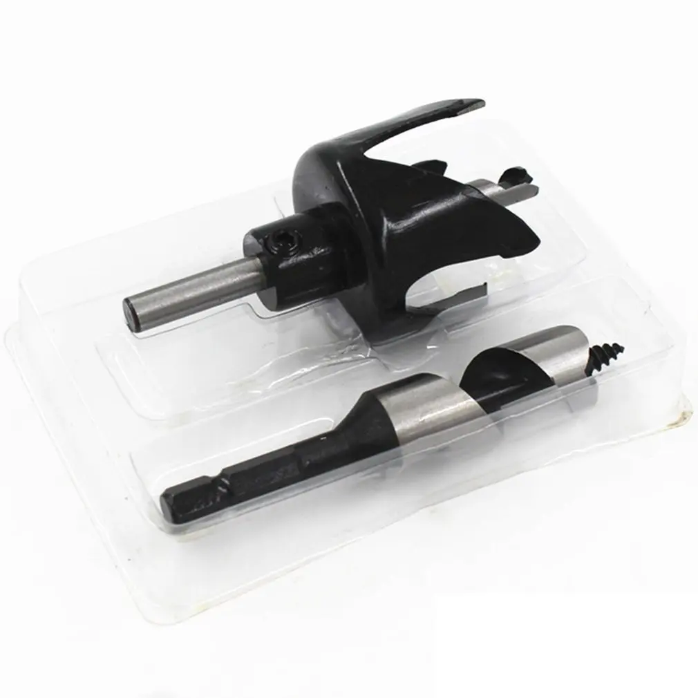 

Woodworking Door Lock Hole Opener Carbide Ball Type Six-Claw Woodworking Plate Reaming Bit Set Woodworking Tools