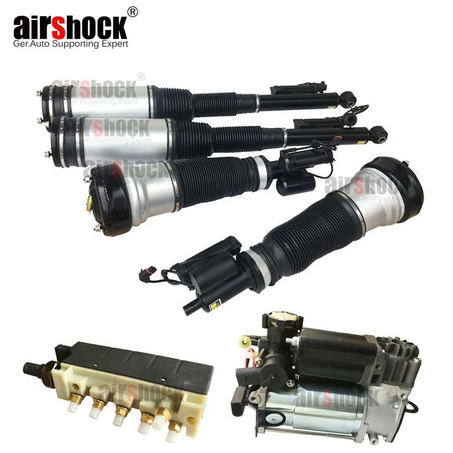 

AirShock Air Pump Rear Air Shock Front Air Spring Valve Fit Benz W220 4Martic 2203202238(138) 2203205013 203200104 2203200258