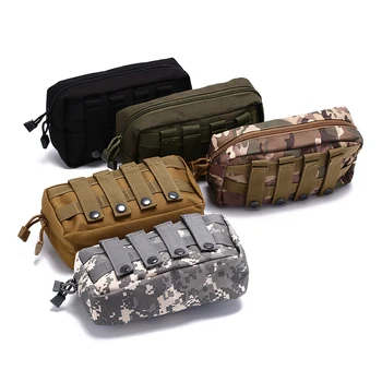 

1PC Tactical Molle Belt Pouch Military Bag Magazine Waterproof Waist Pack Sport Bags Backpack&Vest Carrier Cell Phone Holders