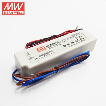 

MEAN WELL LPV-60 Series DC5V 40W/12V 60W/15V 60W/24V 60W/36V 60W/48V 60W Pass LPS Single Output LED Switching Power Supply