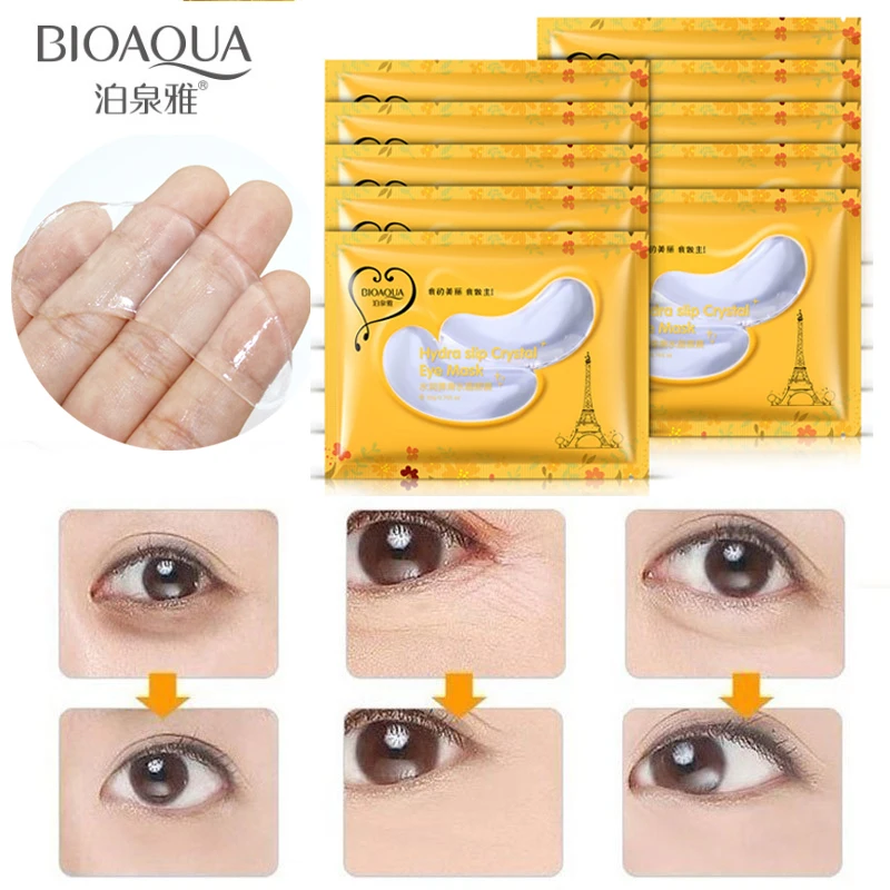 5 шт. коллагеновая маска для глаз BIOAQUA очищающая от темных кругов и припухлости