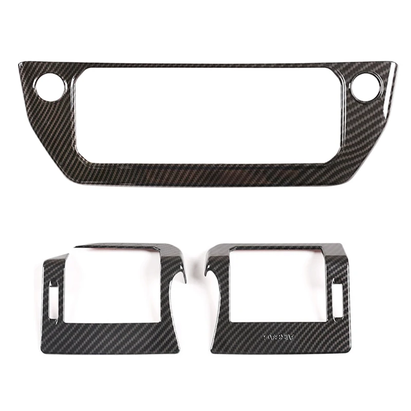 3 Pcs Car Accessories: 2 Side AC Air Vent Frame Cover &amp 1 Center Console Condition Mode Button | Автомобили и мотоциклы