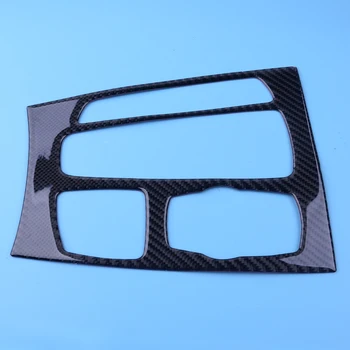 

Carbon Fiber Texture Black Gear Shift Box Panel Decoration Cover Trim Frame Fit For BMW X5 X6 F15 F16 2014 2015 2016 2017 2018