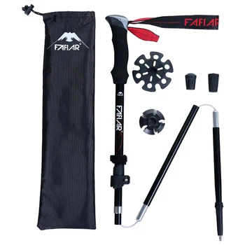 Bâton de marche télescopique ultraléger, Portable