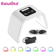 7 цветов светодиодный светильник Фотон терапия машина красоты PDT лампа лечение кожи акне удалитель против морщин портативный спа-маска машина