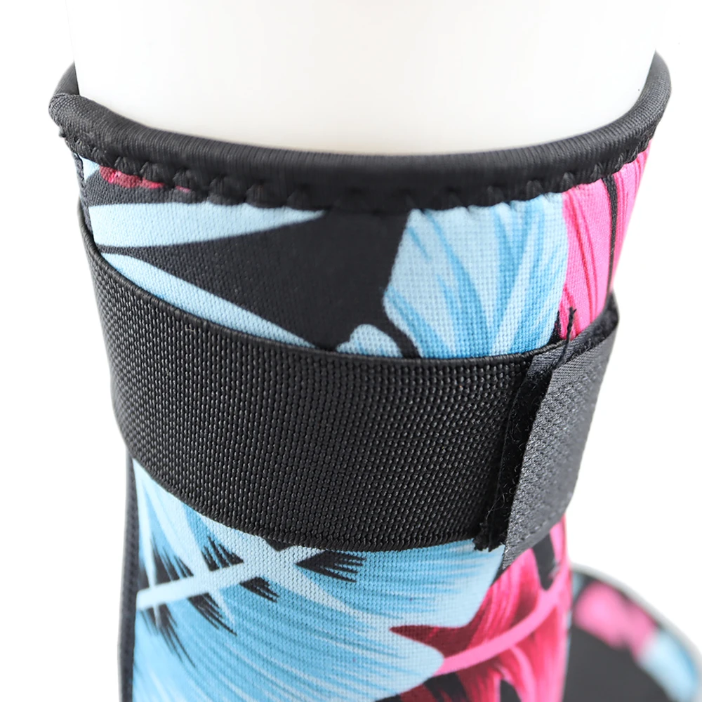 Women's 3MM Neoprene Printed Diving Socks Fashion Winter Free Warm Hexagonal Non-slip Scuba dive Swim Surf Equipment Long Socks