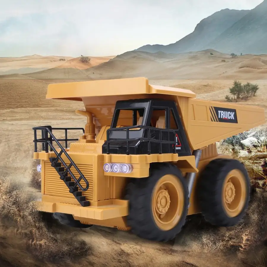 1/20 6CH моделирование RC самосвал наклонная тележка грузовик 2,4G 4WD пульт дистанционного управления инженерный автомобиль электронная модель автомобиля хобби игрушки
