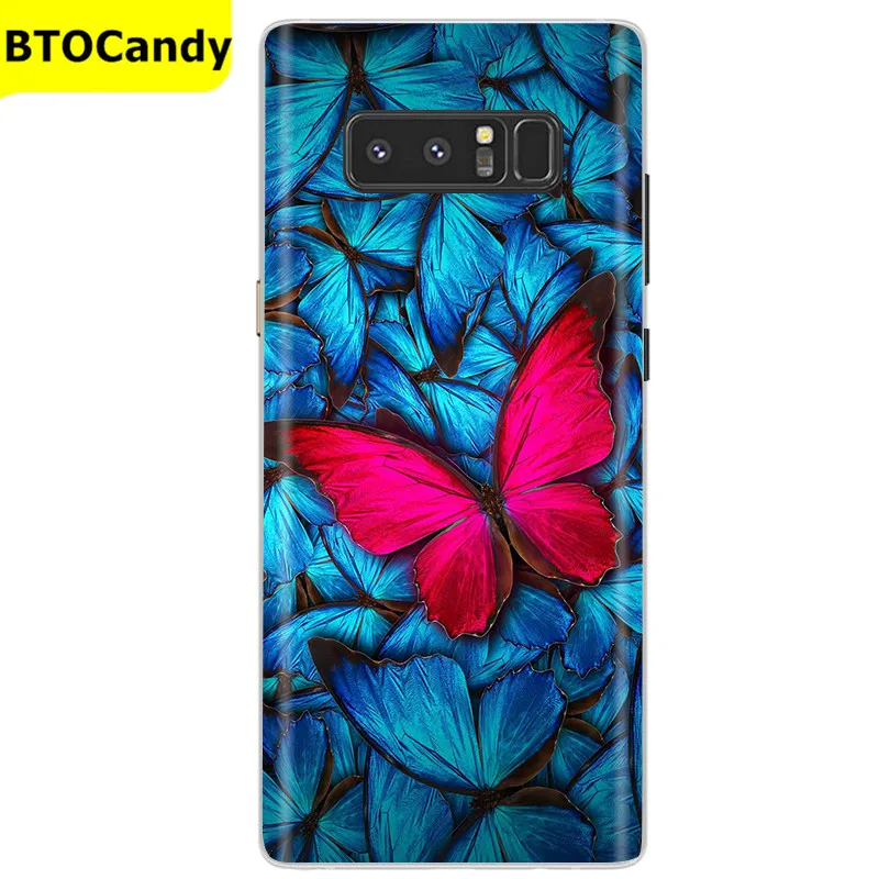 For Samsung Galaxy Note 8 Case N950F N950 Soft Tpu Silicone Case For Samsung Galaxy Note 8 Note8 Back Phone Cases Coque Fundas mous wallet Cases & Covers