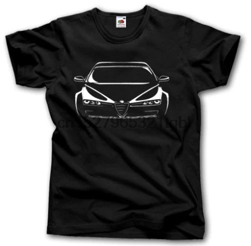 Футболка Alfa Romeo 159 Auto Moto Sport Italia Car Geschenk Новая модная футболка мужская летняя