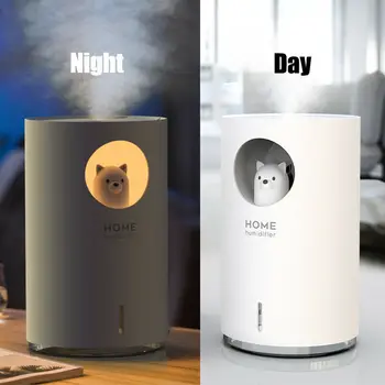 

Home Appliances USB Humidifier 900ml Cute Pet Ultrasonic Cool Mist Aroma Air Oil Diffuser Romantic Color LED Lamp Humidificador