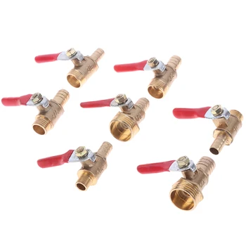 

Ball Valve 8-12mm Hose Barb 1/8'' 1/2'' 1/4'' Male Thread Connector Joint New