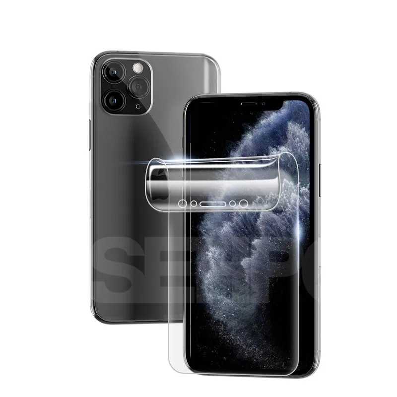 Soft Hydrogel Film on For iPhone 11 Pro X XR XS Max Screen Protector film For iPhone X 6 6s 7 8 Plus Full Cover( Not Glass