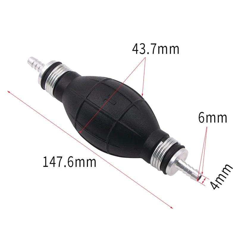 6/8/10/12 Ball Aluminum Alloy One-Way Manual Pump Oil Sucker For Various Of Diesel Gasoline Cars Boats Motorcycles Tools Auto