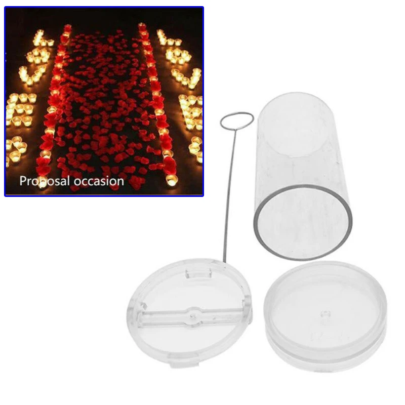 6/8/10CM DIY Craft Plastic Cylinder Pillar Candles Mould Making Mold Tool Kit
