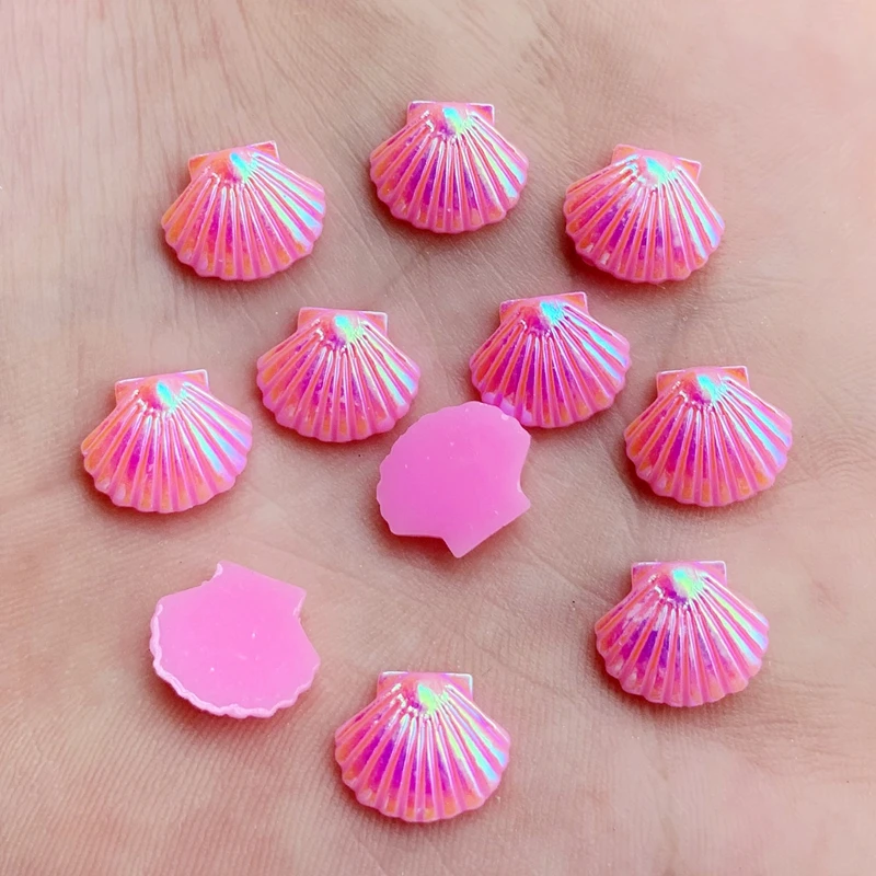 Pink Форма из смолы плоская подставка из горного хрусталя кристаллы, стразы камни DIY Свадебные украшения 40 шт 10*12 мм-HE13 - Цвет: Pink