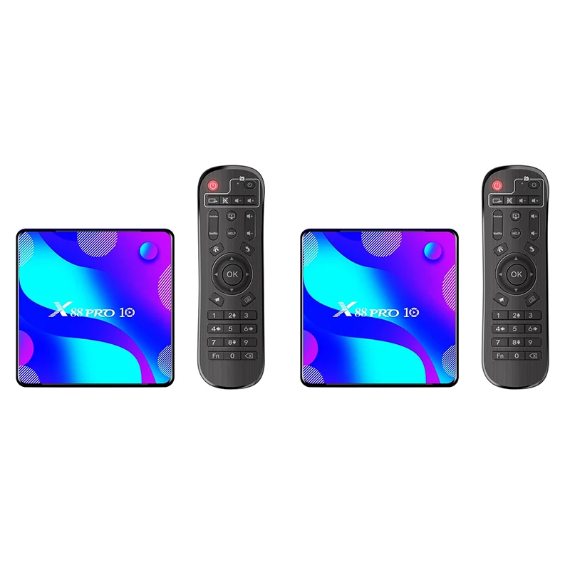 X88 PRO 10 Android 10.0 Smart TV Box UHD 4K Media Player RK3318 4GB/64GB 2.4G/5G Dual-Band WiFi BT4.0 | Электроника