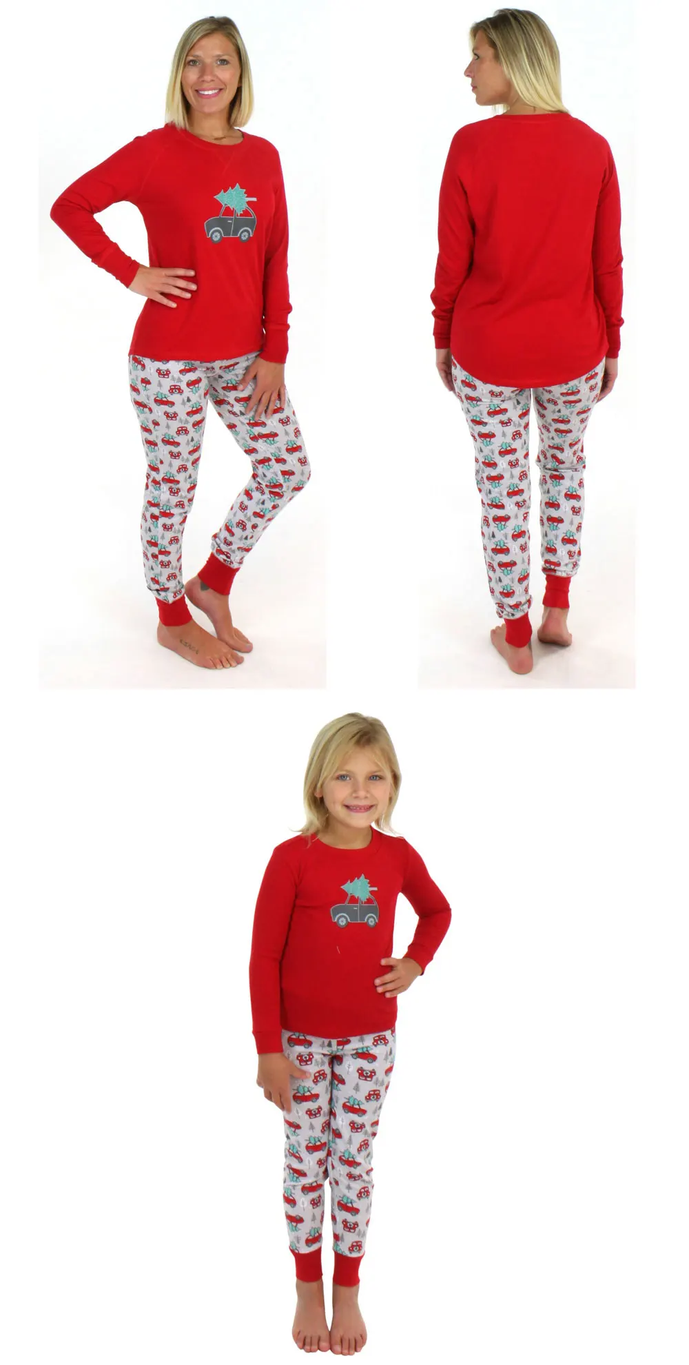 Новинка года; Семейный комплект рождественских пижам для взрослых и женщин; Одинаковая одежда для всей семьи; одежда для сна для всей семьи; красная одежда для сна