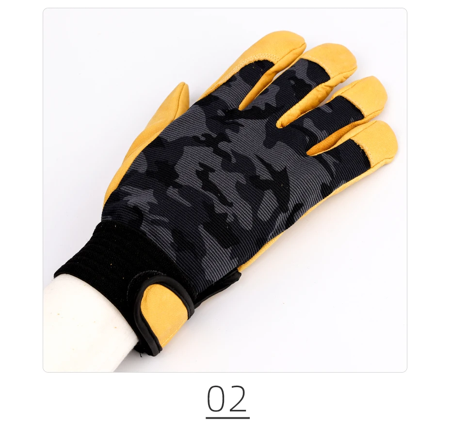 QIANGLEAF, брендовые рабочие перчатки, рабочие перчатки, защитные перчатки, верхний слой, Воловья ткань, защита водителя, тактика безопасности, рукавица 508MC