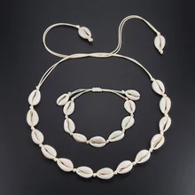 Хит, европейский стиль, натуральный белый браслет из ракушек, ожерелье, ручная работа, Женские Ювелирные изделия, креативные раковины, аксессуары