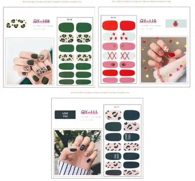 Различные наклейки для ногтей паста водостойкая Защита окружающей среды паста для ногтей лак для ногтей пленка hyun style nails