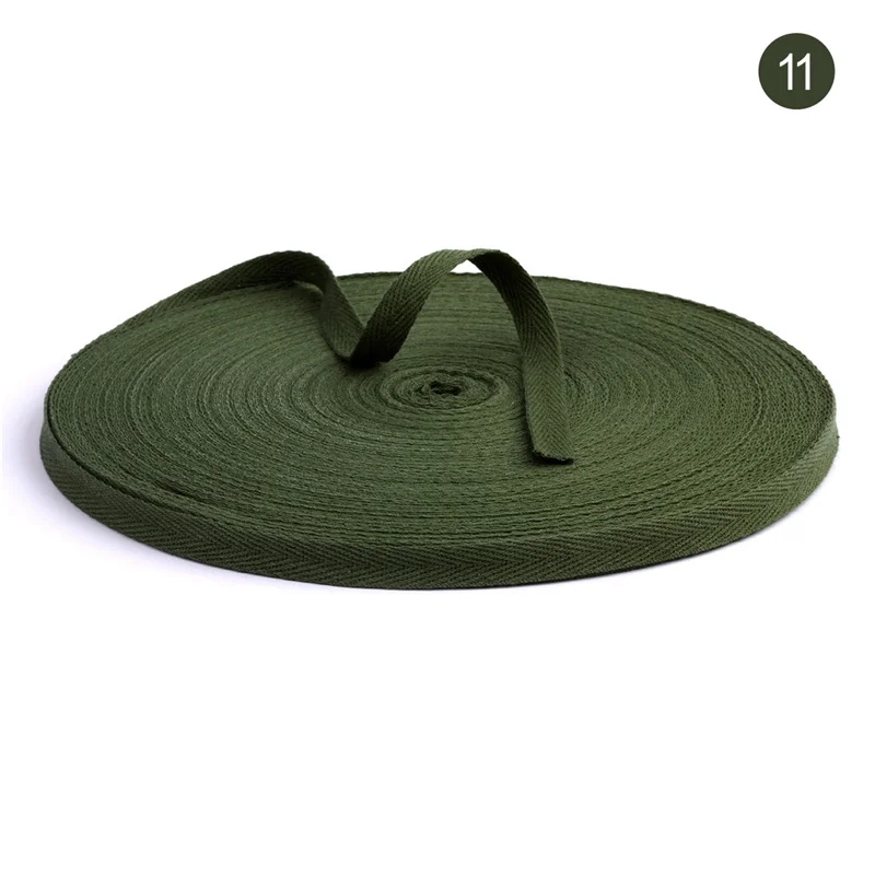 45meters/roll 10mm chevron cotton ribbon 2Rolls webbing herring bonebinding tape lace trimming for packing accessory DIY - Цвет: color 11