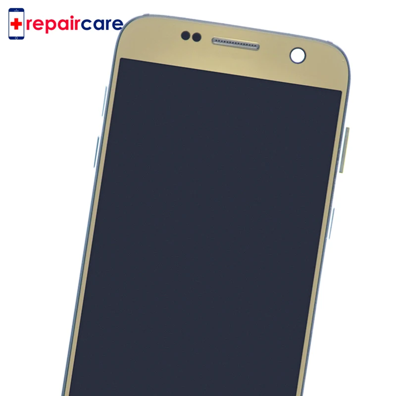 5,1 ''Супер AMOLED ЖК-дисплей с рамкой для SAMSUNG Galaxy S7 плоский дисплей G930 G930F сенсорный экран дигитайзер