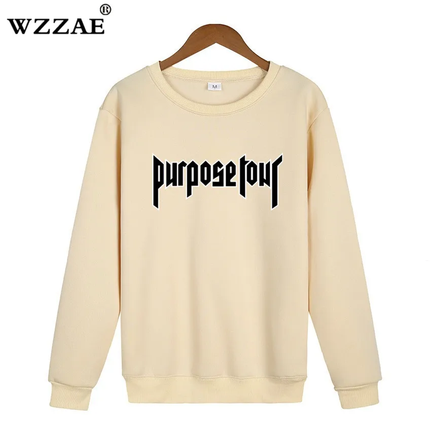 Hoodie Hip Hop Pullover Purpose Tour Hoodies And Sweatshirts Justin Bieber The same style casual Sweatshirt coats