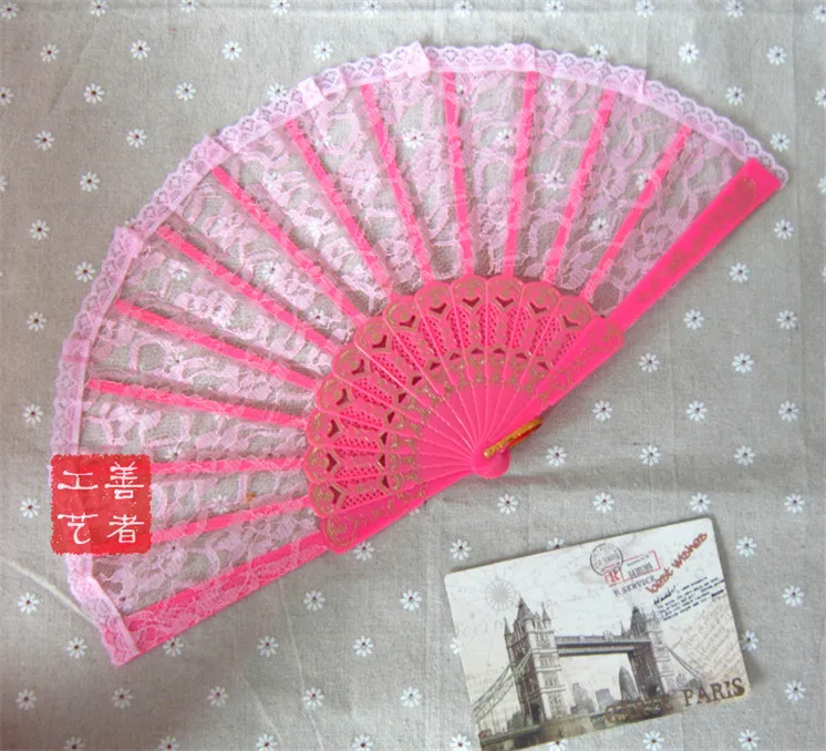 50pcs-lot-NEW-wedding-WHITE-LACE-FAN-Hand-Fans-FANCY-DRESS-GEISHA-SPANISH-DHL-free-shipping