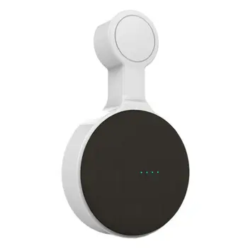 

Outlet Wall Mount Stand Hanger For Google Home Mini Voice Assistants, Compact Holder Case Plug In Kitchen Bathroom Bedroom(White