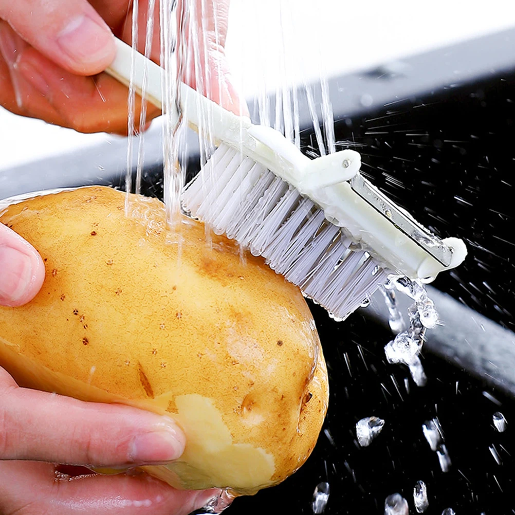 2 шт. Овощечистка щетка безопасный шик хороший кухонный инструмент очиститель