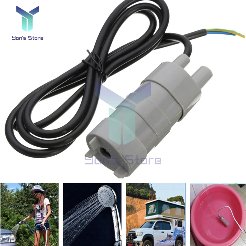JT-500 12V DC High Pressure Submersible Pump Water 600L/H 5M for Aquarium Bath Garden Newest Washing Pumps | Обустройство дома