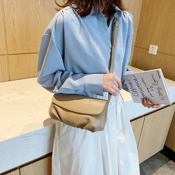 

Small fresh summer ladies small square bag fashion wild women's single shoulder diagonal female bag personality fold bag