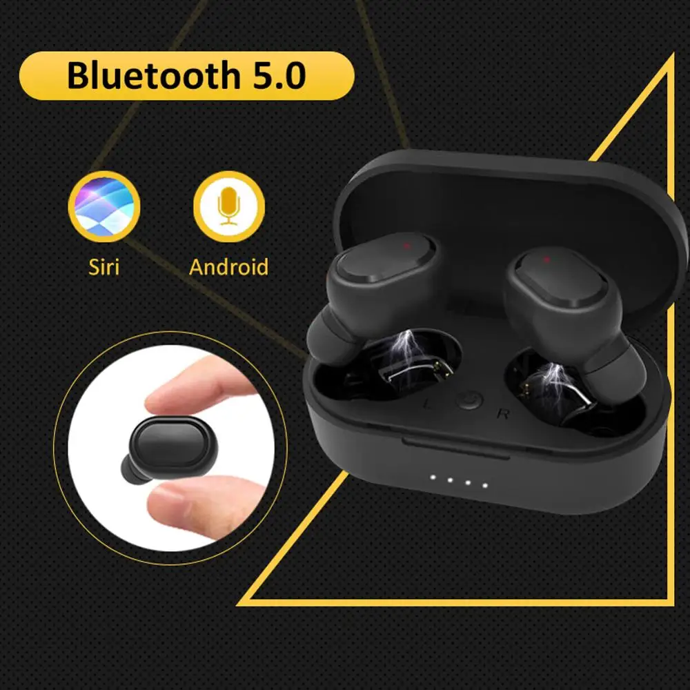 TWS Беспроводные Мини Bluetooth наушники для Xiaomi huawei мобильный стерео спортивные с