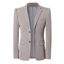 Мужские Костюмы Куртка И Платье Модные Пальто Бренд Высокого Качества Новые Мужские Slim Fit Шерстяной Пиджак Плюс Размер S-5XL Мужской Костюм Веста Велюр Тонкий Мужской Костюм Куртка