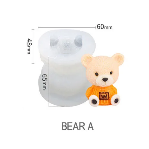 Generic Ice Cube Mold Silicone Cute Animal Ice Cube Mold Abrasive