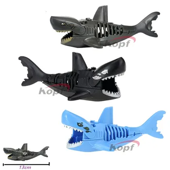 

Pirates of the Caribbean Figurine Ghost Zombie Shark Dolls Bricks Set Model Building Blocks Children Gift Toys