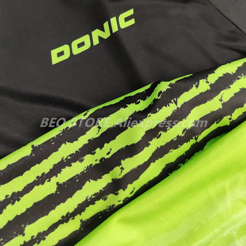 DONIC Table Tennis Jerseys Training T-Shorts Dragon Absorb Sweat Comfort Top Quality Ping Pong Shirt Cloth Sportswear