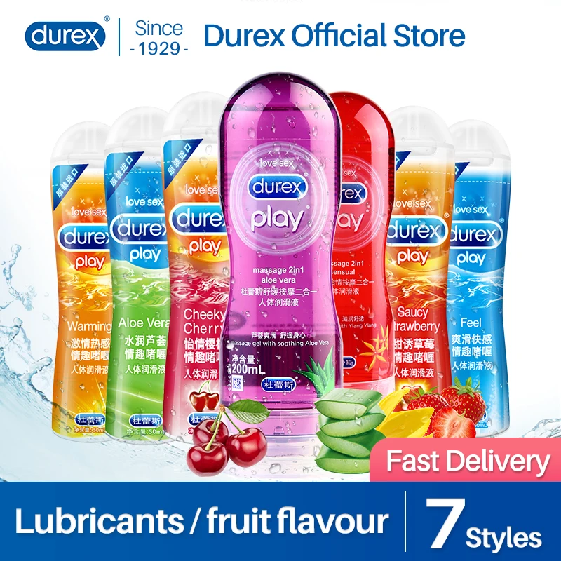 Смазка Durex на водной основе 50/200 мл смазка для массажа оргазма анального и
