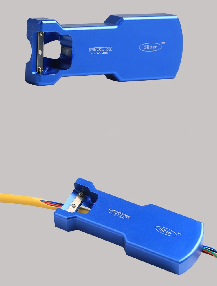 dual band Optical Fiber Tool Longitudinal Stripper TC-425 Cable Jacket Slitter Cable Sheath Cutter RBT Slitter fiber fast connector